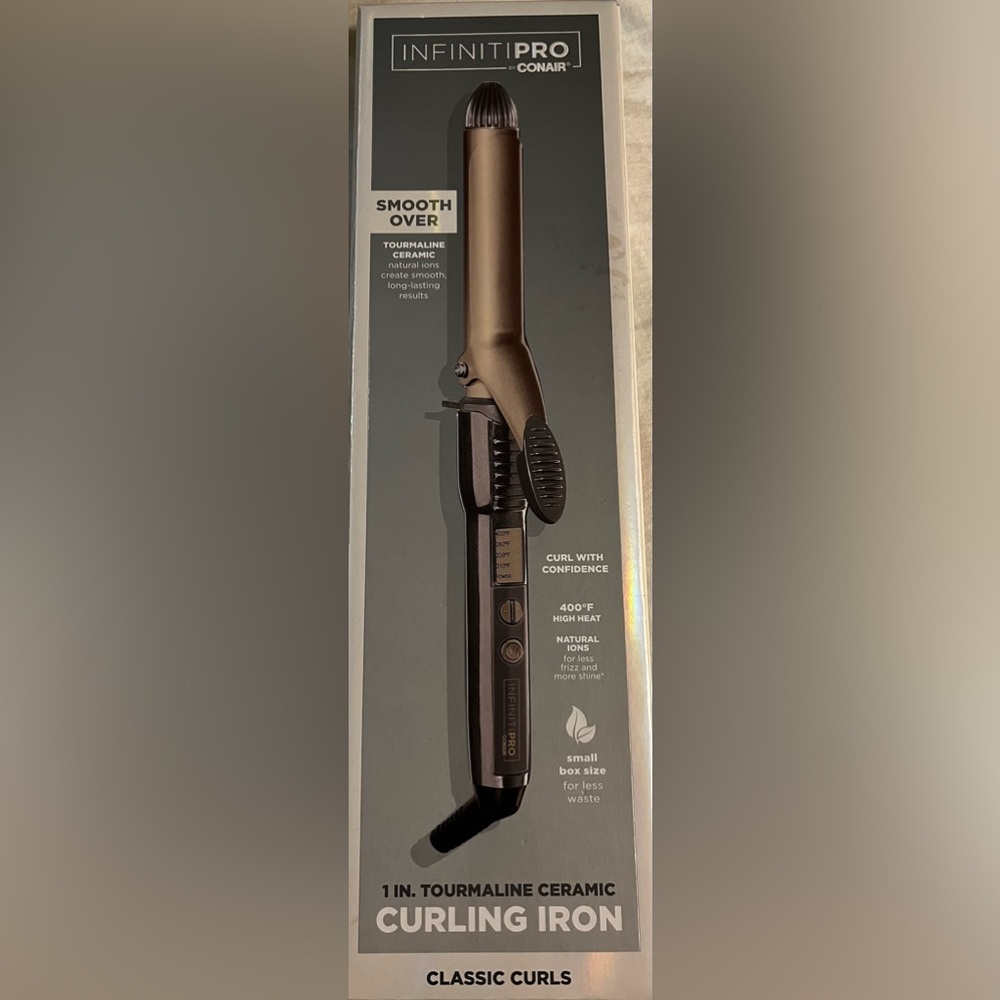 Conair InfinitiPro Tourmaline Ceramic Curling Iron 1 in.